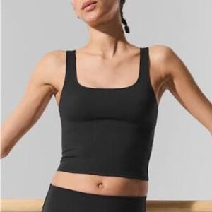 ALO Yoga Black Softsculpt Tank